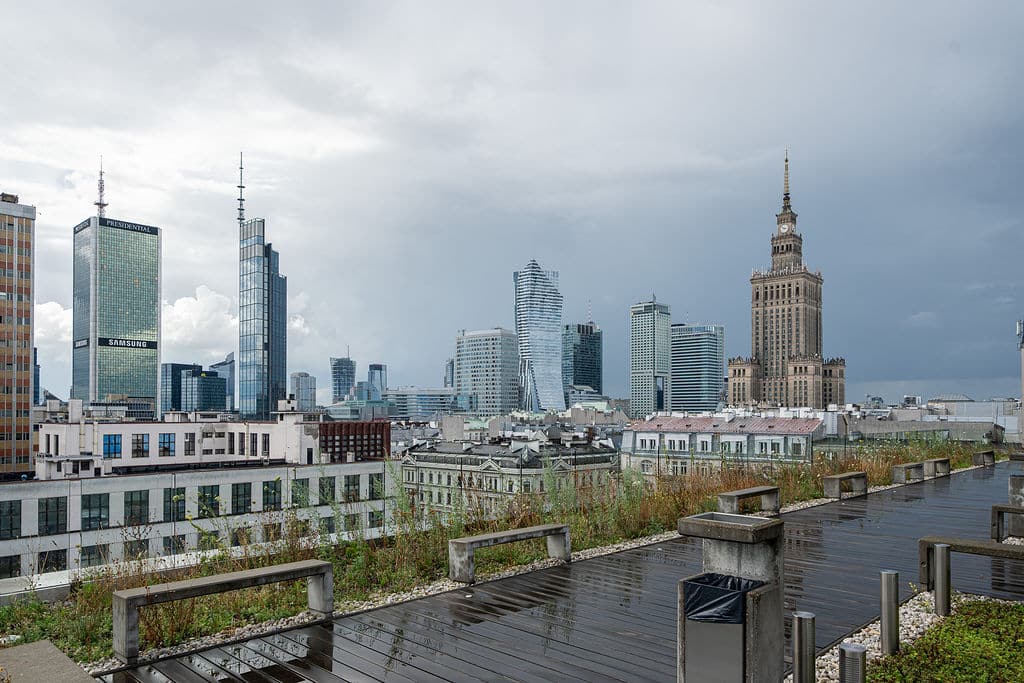 taras we event sala z widokiem na warszawe